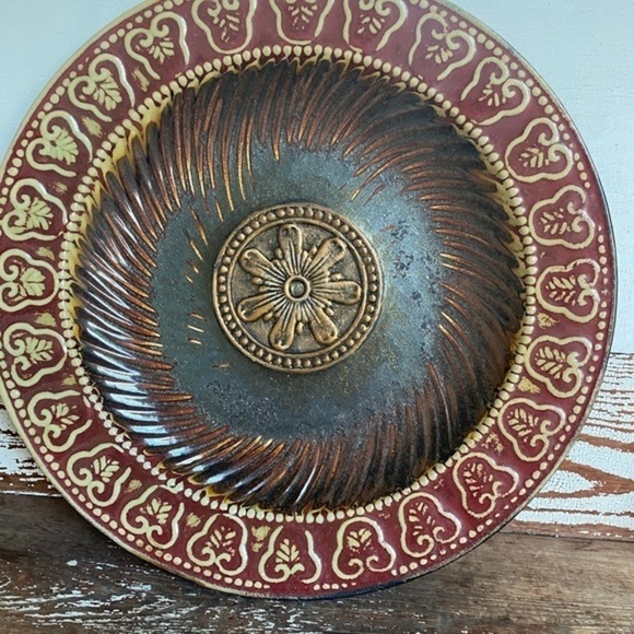 Large Ceramic Decorative Plate - Picture 3 of 3